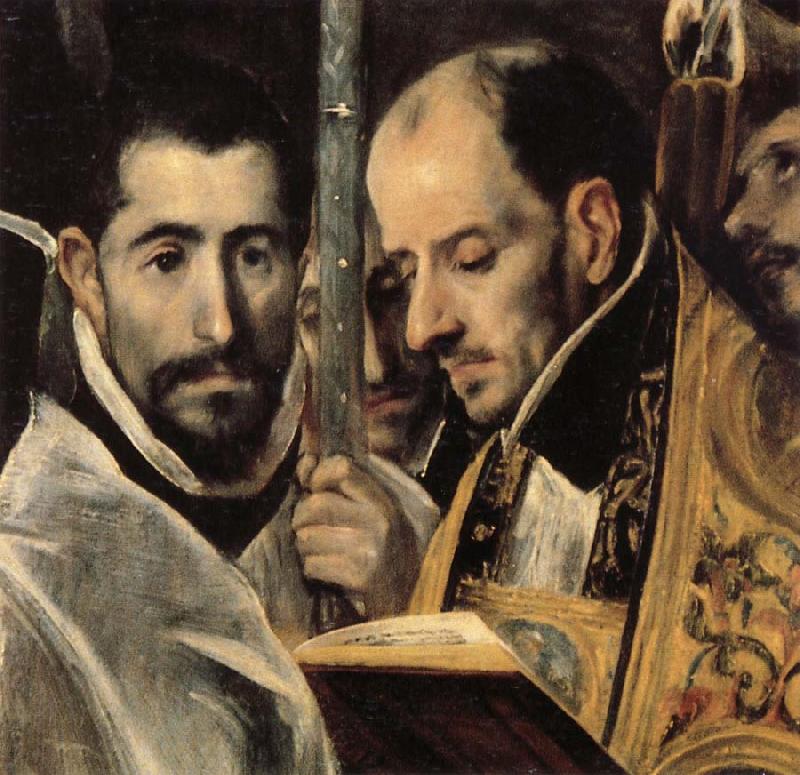 El Greco Details of The Burial of Count Orgaz oil painting image